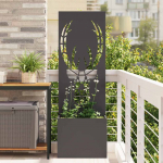 Aia privaatsuse kate must 50 x 140 cm k&uuml;lmpruun teras