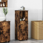Vannitoa kapp ladustamisega suitsetatud tamm 30 x 35 x 95 cm