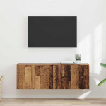 Tv seina kapp 2 pcs vana puit 59,5 x 31 x 40 cm tehispuit