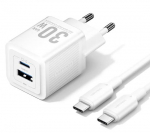 MOBILE CHARGER WALL USB +CABLE/30W 2P TZ-FEQW0-EU-01 VENTION - 6922794786387