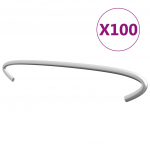 Gabiooni konksud 100 tk, tsingitud teras 20 cm