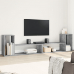 Telerikapid 2 tk, betoonhall, 100 x 30 x 50 cm, tehispuit