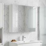 Vannitoa peeglikapp jaoks valge 63,5 x 15,5 x 60,5 cm