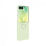 Samsung Silicone Ring Magnet Cover for Samsung Galaxy Z Flip 8 with MagSafe Compatible Ring - Green