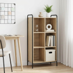 Raamaturiiul 57 x 33 x 111 cm tehispuit sonoma tamm