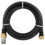 Imivoolik messingust &uuml;hendustega, must 1,1" 5 m pvc