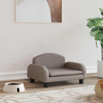 Koeravoodi, pruunikashall, 50 x 40 x 30 cm, kangas