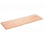 Seinariiul, helepruun, 180 x 60 x (2-4) cm, t&ouml;&ouml;deldud tammepuit