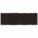 Lauaplaat, tumepruun, 180 x 60 x (2-6) cm, t&ouml;&ouml;deldud t&auml;ispuit