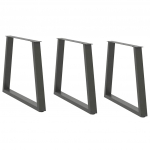 S&ouml;&ouml;gilaua jalad, v-kujulised, 3 tk, antratsiithall, 70 x (72-73,3) cm, teras