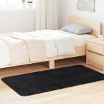 K&otilde;rge narmaga shaggy vaip, navarra, must, 80x150 cm, pol&uuml;ester