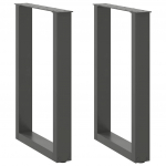 S&ouml;&ouml;gilaua jalad u-kujulised 2 tk, antratsiithall, 50 x (72-73) cm, teras
