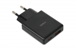 iBOX C-43 Slim GaN PD30W Wall charger, Black