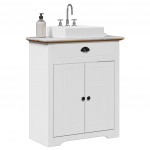 Vannitoa valamu kapp bodo valge ja pruun 70x35x80 cm
