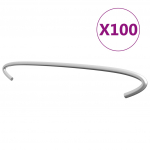 Gabiooni konksud 100 tk, tsingitud teras 40 cm