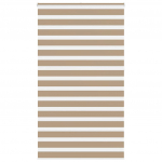 Sebrakardin, liivapruun, 125 x 230 cm, kangas, laius 120,9 cm, pol&uuml;ester