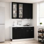 K&ouml;&ouml;k &uuml;ksus lyon 4 pcs must tamm tehispuit