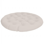 Papasan tooli vaip vianen 100% pol&uuml;ester valge &oslash; 130 x 12 cm