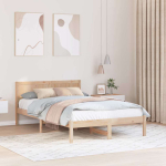 Voodi raam pruun 120 x 200 cm m&auml;nnipuit