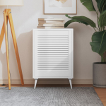 Kapiuksed, v&otilde;rega disain valge 61,5x49,4 cm m&auml;nnipuit