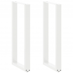 Baarilaua jalad u-kujulised, 2 tk, valged, 40 x (100-101) cm, teras