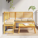 Kaubaaluse istmepadi 6 pcs beež 40 x 40 x 8 cm oxfordi kangas