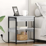&Ouml;&ouml;lambi kapp 2 pcs hall sonoma tehispuit