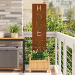 Aia privaatsuse kate rooste 32 x 140 cm kulunud teras