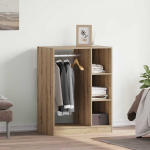 Garderoobikapp riiuliga k&auml;sit&ouml;&ouml;tamm 77 x 48 x 102 cm tehispuit