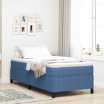Voodi raam sinine 100 x 200 cm kordurori kangas