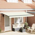 K&auml;igukohandatav varikatus cream 350 x 200 cm kangas
