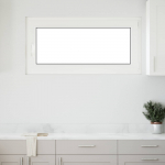 Keldriakendus risor valge 120 x 60 cm pvc ja klaas