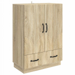 K&otilde;ide sahtliga sonoma tamm 66 x 34,5 x 92 cm tehispuit