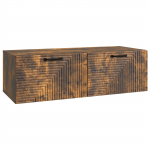Rippuv tv kapp suitsutatud tamm 98 x 41 x 30 cm tehispuit