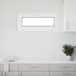 Keldriakendus risor 90 x 40 cm pvc ja klaas valge