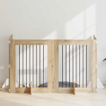Koerav&auml;rav koos aluspuudega 4 pcs sonoma tamm 80 x 100 cm