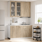 K&ouml;&ouml;k &uuml;ksus lyon 4 pcs sonoma tamm tehispuit