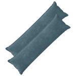 Diivanipadi 2 pcs houten sinine 40 x 145 cm &scaron;en&uuml;&uuml;lfabric