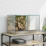 Terrarium ladustamisega l&auml;bipaistev 60 x 40 x 40 cm klaas