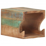 Seina jalgrattanagi, 35x25x25 cm, must, taastatud puit