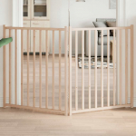 Kokkupandav koerav&auml;rav, 2 paneeli, 160 cm, nulupuit
