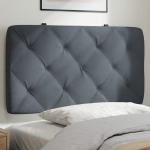 Voodipeatsi padi, tumehall, 90 cm, samet