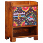 Kinga kapp ladustamisega pruun 55 x 35 x 75 cm akaatsiapuit