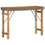 Konsoollaud pruun 110 x 35 x 76 cm taastatud puit