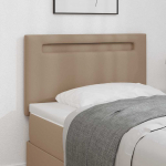 Peats led -ribatuledega cappuccino 100 cm kunstnahk