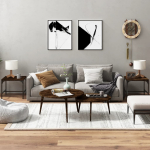 Lisalauad 2 tk, suitsutatud tamm, 40 x 40 x 35 cm, tehispuit