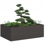 Taimekast must 120x80x40 cm, teras