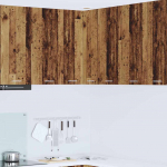 Seinakapp riga vana puu ja valge 57 x 57 x 80 cm tehispuit