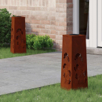 P&auml;ikese led k&auml;igutee tuli 2 pcs corten teras corten teras