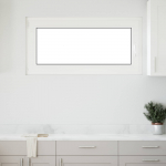 Keldriakendus risor valge 120 x 60 cm pvc ja klaas